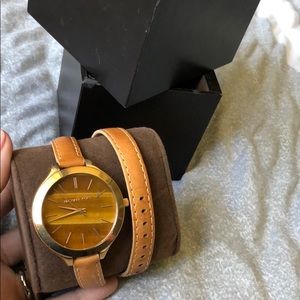 Michael kors double wrap watch